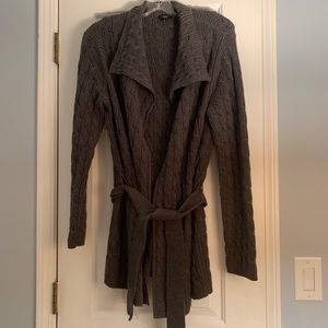 Talbots tie waist sweater